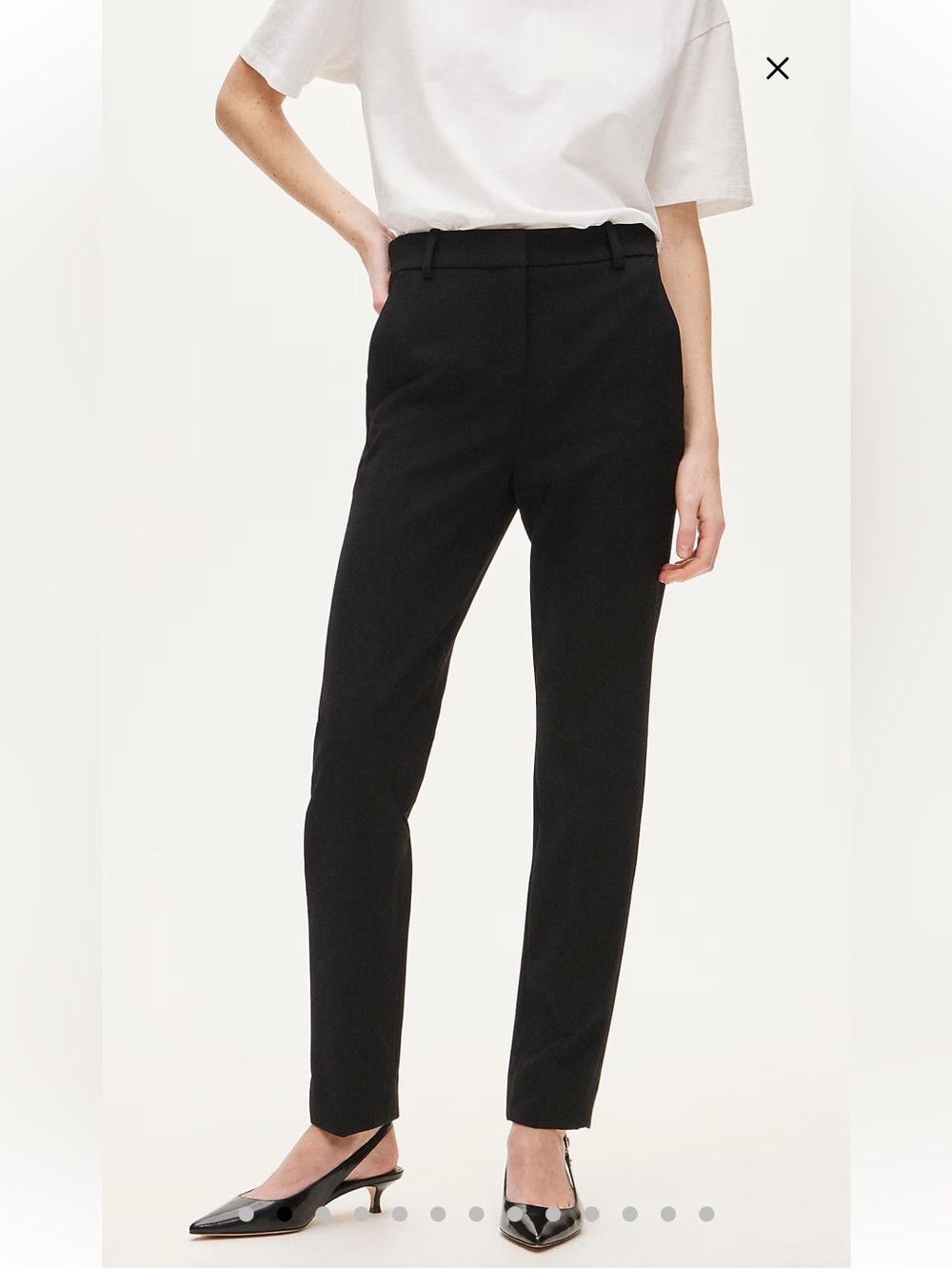 J. Crew Four Season Stretch Cameron Black Pants size 4